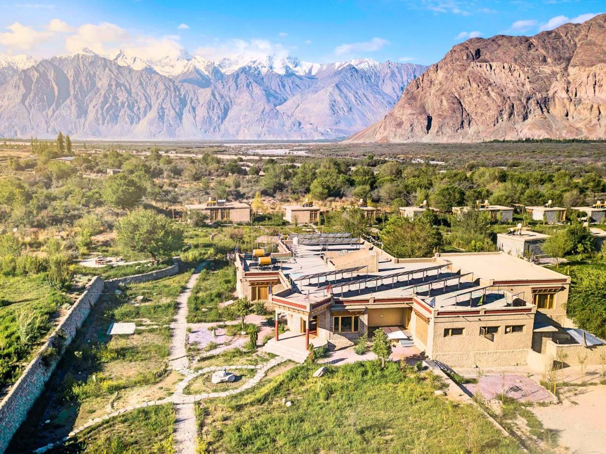 Lchang Nang Retreat-The House Of Trees-Nubra Valley Otel Sumur Dış mekan fotoğraf