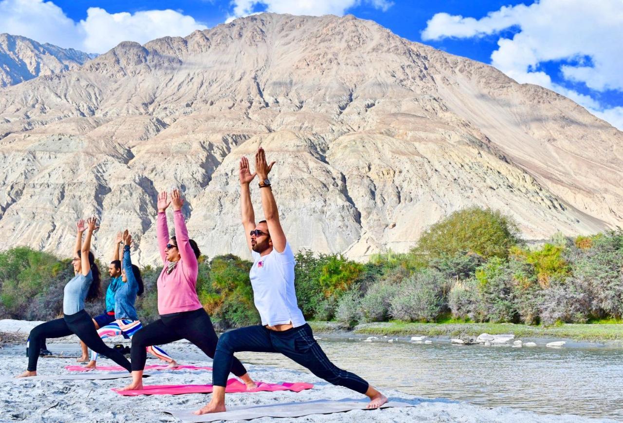 Lchang Nang Retreat-The House Of Trees-Nubra Valley Otel Sumur Dış mekan fotoğraf