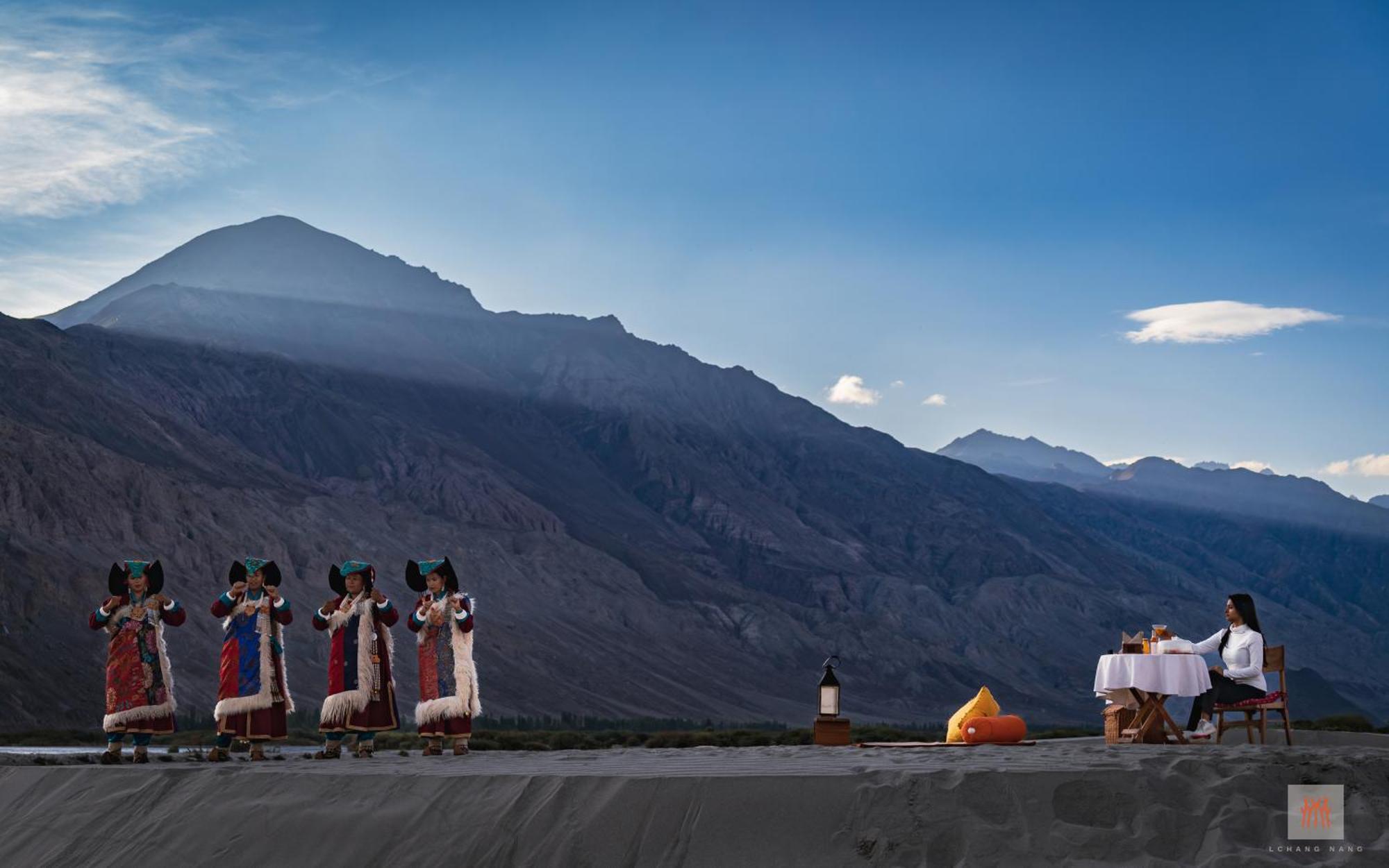 Lchang Nang Retreat-The House Of Trees-Nubra Valley Otel Sumur Dış mekan fotoğraf