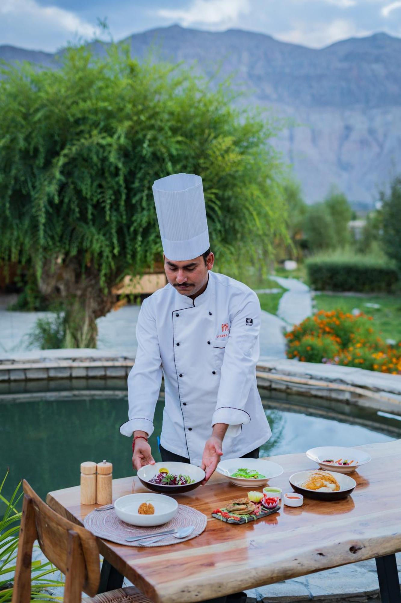 Lchang Nang Retreat-The House Of Trees-Nubra Valley Otel Sumur Dış mekan fotoğraf