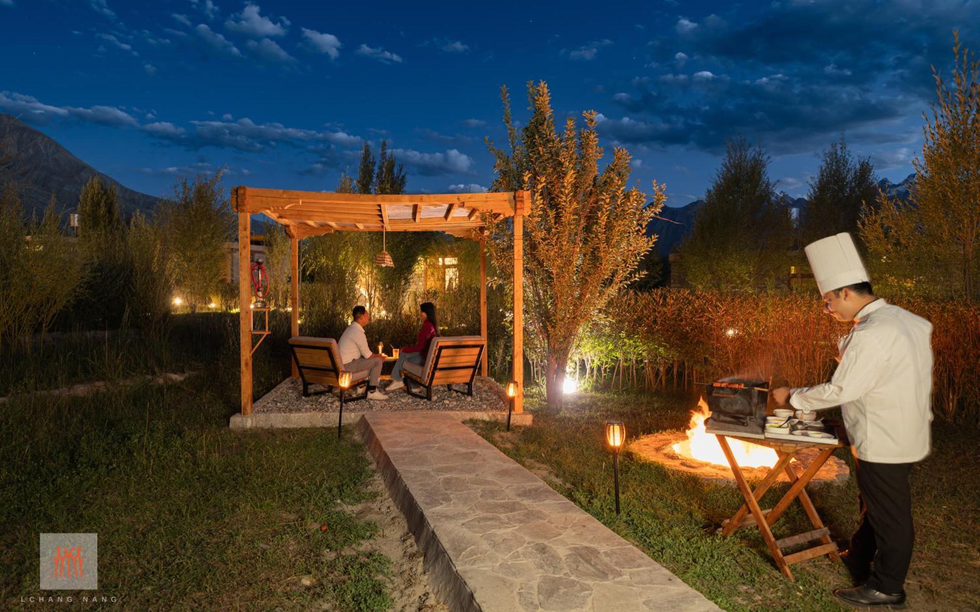 Lchang Nang Retreat-The House Of Trees-Nubra Valley Otel Sumur Dış mekan fotoğraf