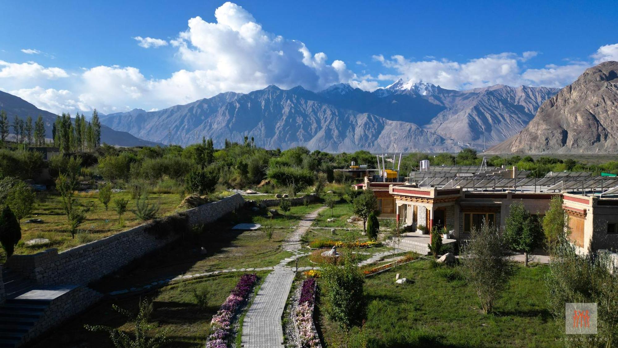 Lchang Nang Retreat-The House Of Trees-Nubra Valley Otel Sumur Dış mekan fotoğraf