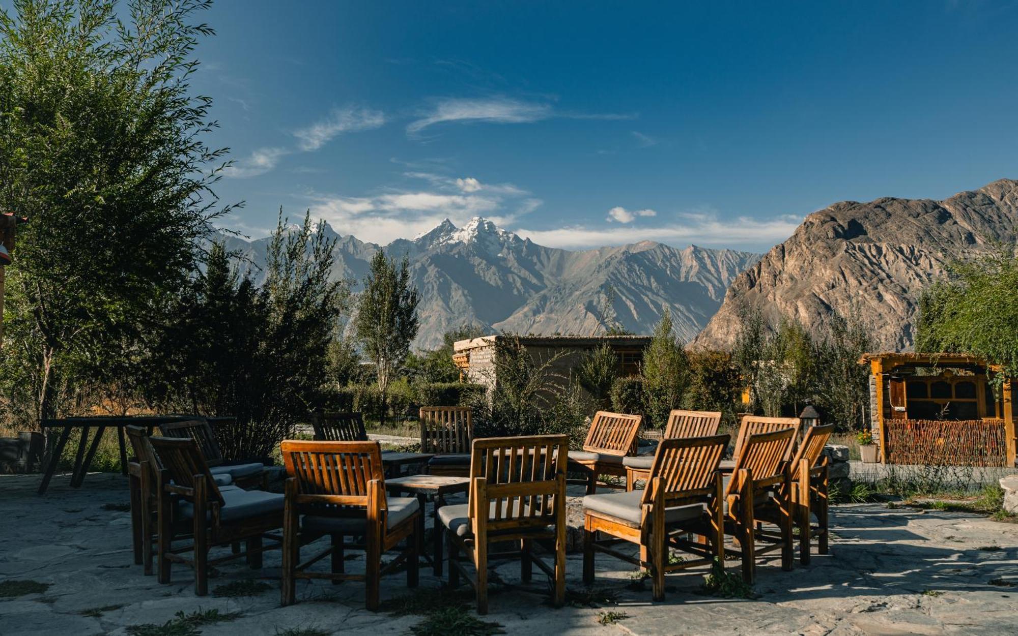 Lchang Nang Retreat-The House Of Trees-Nubra Valley Otel Sumur Dış mekan fotoğraf