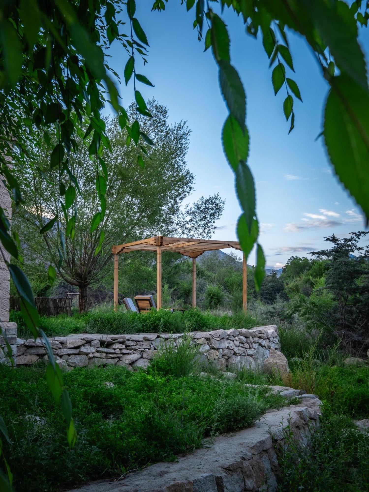 Lchang Nang Retreat-The House Of Trees-Nubra Valley Otel Sumur Dış mekan fotoğraf