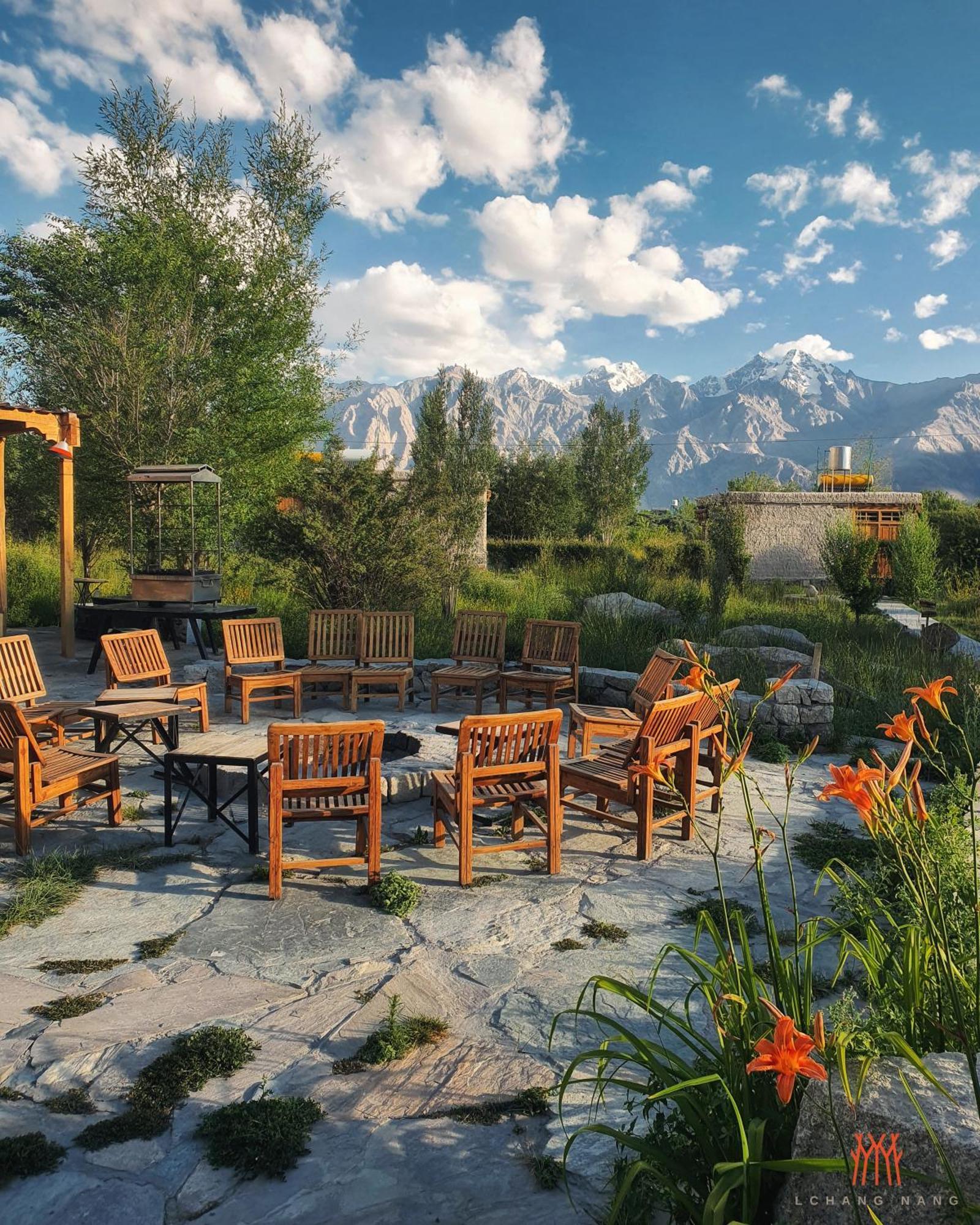 Lchang Nang Retreat-The House Of Trees-Nubra Valley Otel Sumur Dış mekan fotoğraf